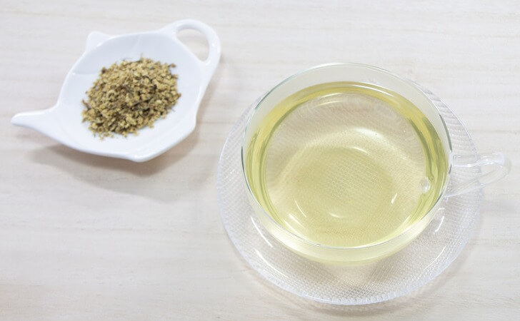 エルダーフラワーティーと茶葉