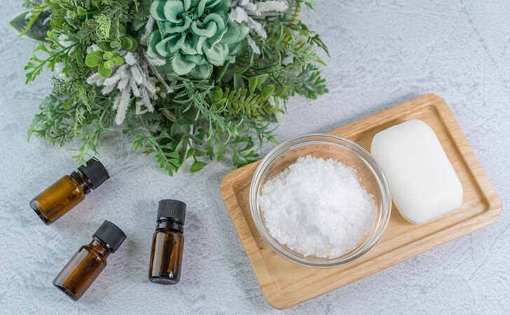 モイストポプリ作りの塩