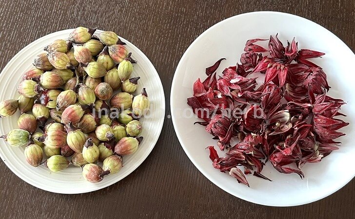 ローゼルジャムの材料