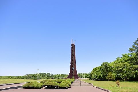 札幌の百年記念塔の画像